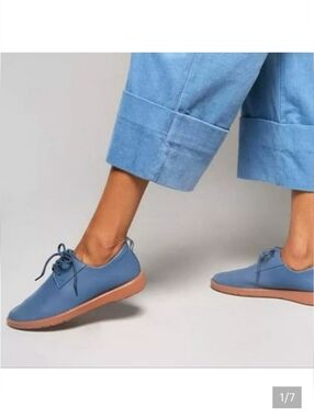 Ponto Footwear The Pacific Lightweight Casual Dress Shoes in Slate Blue